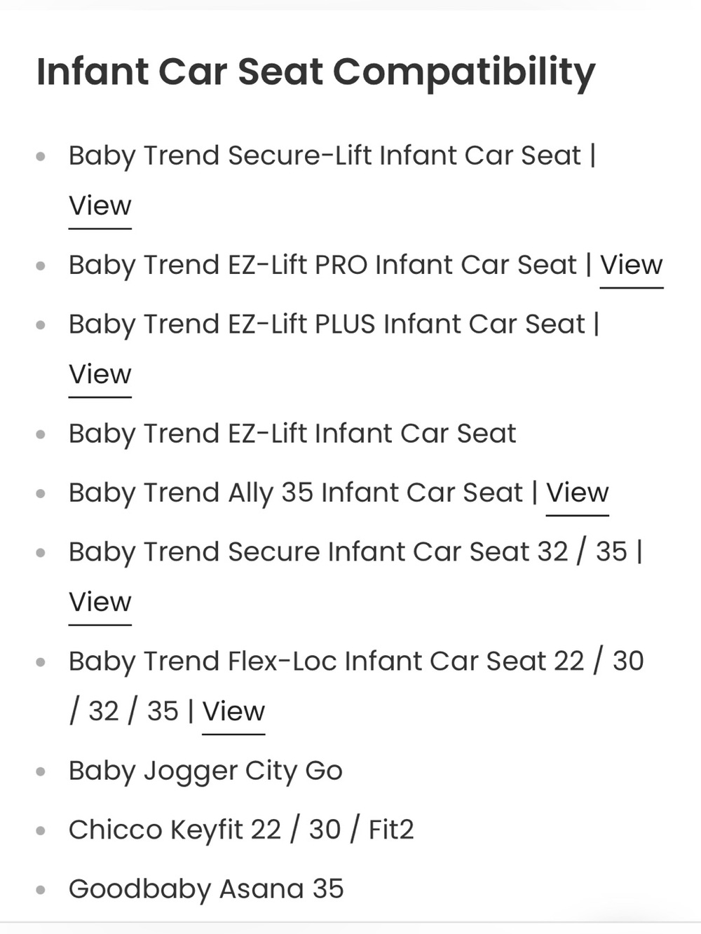 Baby Trend Stroller Wagon Infant Car Seat Adapter - Picture 11 of 12